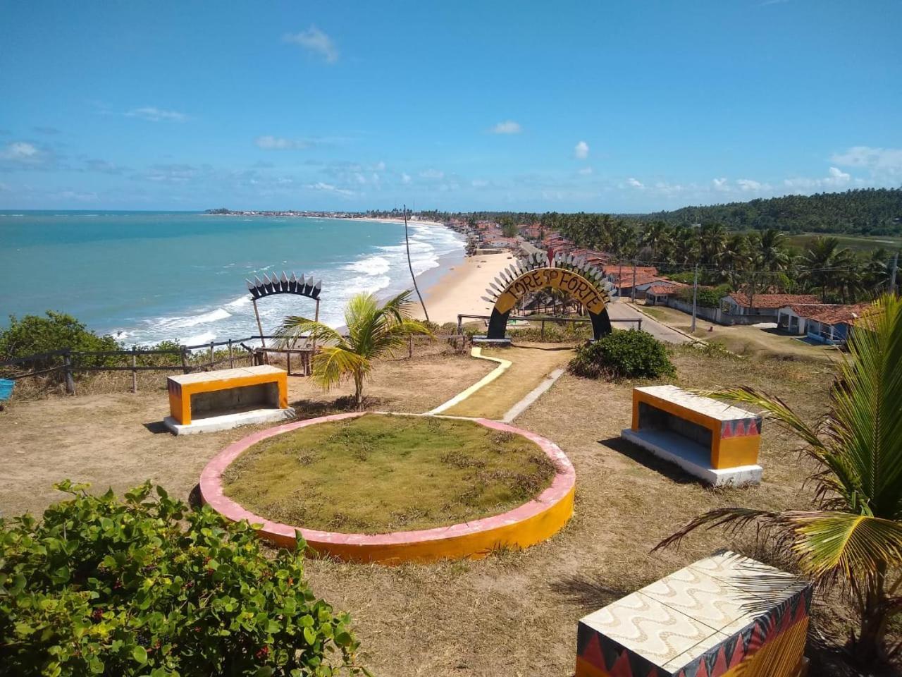 Pousada Terraco Potiguara Баия-да-Трайсан Экстерьер фото